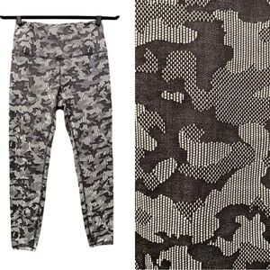 Spyder Active Tech Fleece Core Camo Leggings Size Small Training Athlete